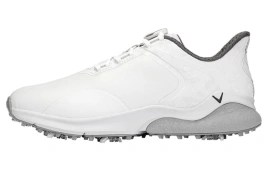 Callaway Cushioning, Slip Resistant, And Abrasion Resistant Low Top Golf Shoes Men's White