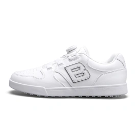 Birdie Cushioning, Slip Resistant, Abrasion Resistant, Lightweight, Rebound Golf Shoes Men's White