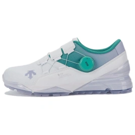 DESCENTE GOLF Slip Resistant, Waterproof, And Breathable Low Top Golf Shoes Women's Mint Green