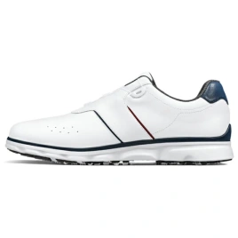 PGM Low-Top Golf Shoes Men's White Blue Red