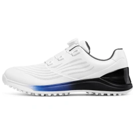 PGM Durable Breathable Low-Top Golf Shoes Men's White Black Blue