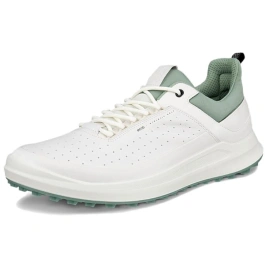 Ecco Golf Core Low-Top Golf Shoes Men's White Green