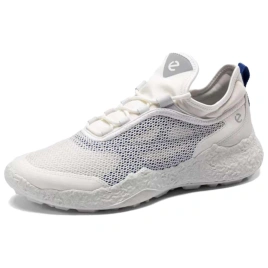 Ecco GOLF BIOM H5 Slip-Resistant Breathable Low-Top Golf Shoes Men's White Blue