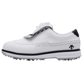 DESCENTE PRO CLASSIC LACE Anti Slip Wear Resistant Low Top Golf Shoes Women's White