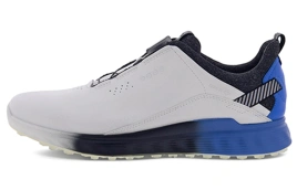 Ecco S-Three Low-Top Golf Shoes Men's White Blue