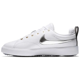 Nike Course Classic Course Classic Cushioning Anti-Slip And Wear-Resistant Low-Top Golf Shoes Men's White Gray