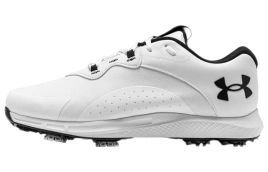Under Armour Charged Draw 2 Golf Wide 'White Black'