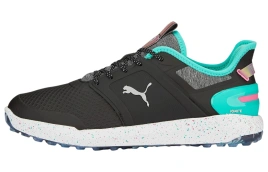 PUMA Ignite Series Elevate Low Top Golf Shoes Men's Black Green