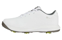 PUMA Fusion Tech Low Top Golf Shoes Men's White