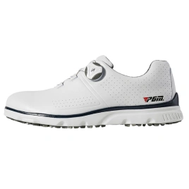PGM Anti-Slip Wear-Resistant Low-Top Golf Shoes Men's White Blue