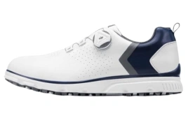 PGM Anti-Slip And Wear-Resistant Breathable Low-Top Golf Shoes Men's White Blue