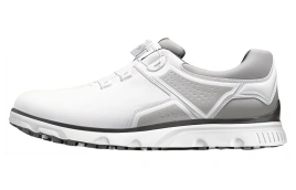 PGM Anti-Slip Wear-Resistant Low-Top Golf Shoes Men's White Gray