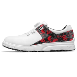 PGM Anti-Slip Wear-Resistant Low-Top Golf Shoes Men's White Black