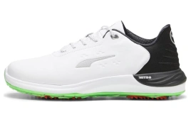 PUMA Phantomcat Nitro Low Top Golf Shoes Men's White Black Green